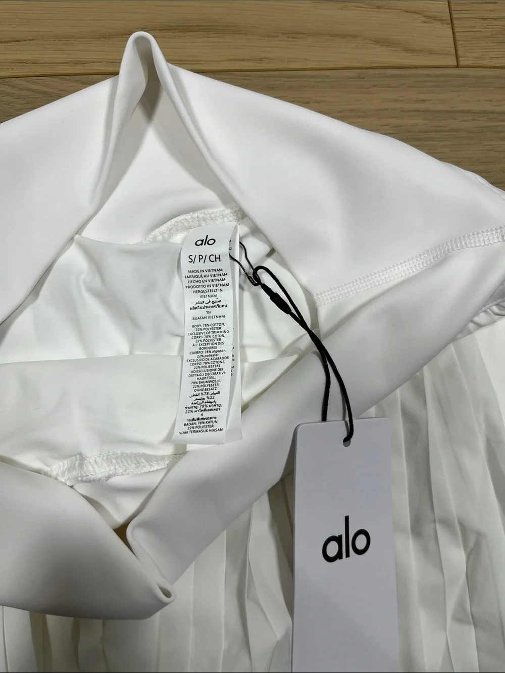 Alo Yoga Grand Slam Tennis Skirt White